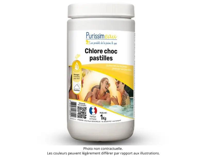 Chlore Choc Piscine Pastilles 20 g