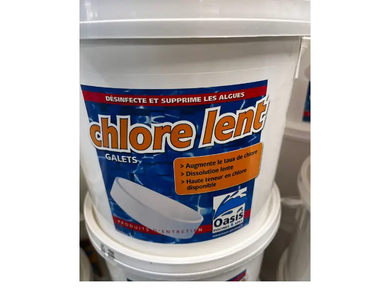 Chlore Lent Galets – 5 kg