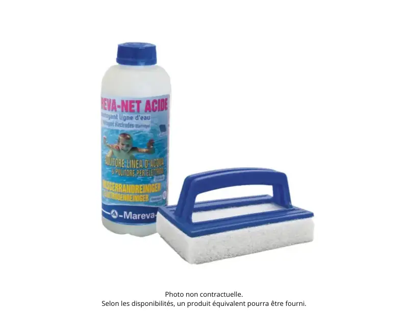 Nettoyant Ligne d’Eau Piscine 1L + Éponge