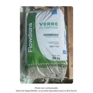 Verre Filtrant Piscine – Granulés 20 kg