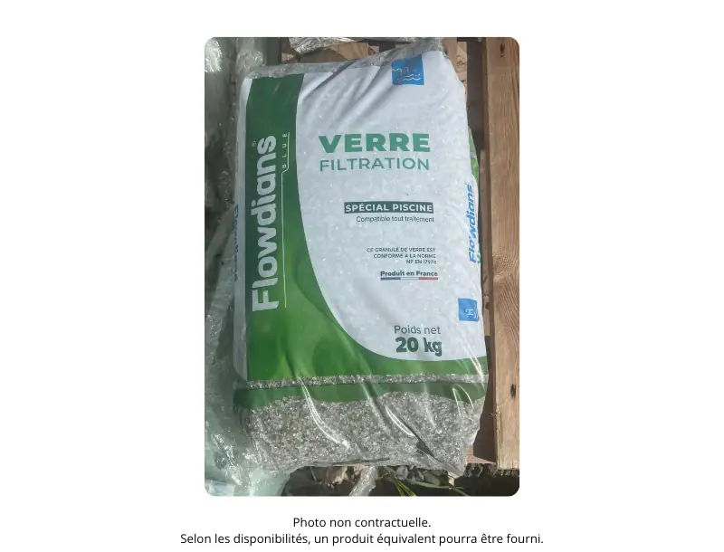 Verre Filtrant Piscine – Granulés 20 kg